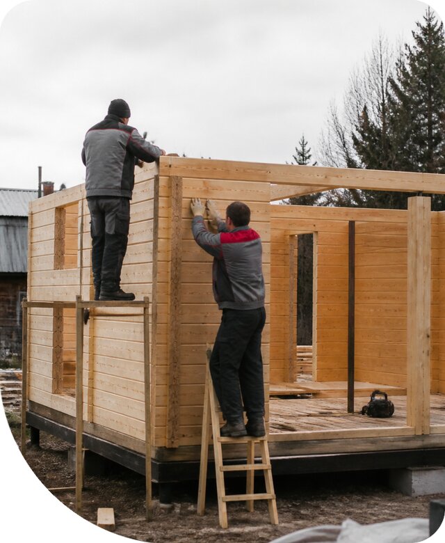 Строительство построек из бруса под ключ в Нижнем Новгороде недорого